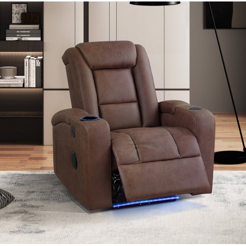 99096 STRESSLESS Caramel Power Recliner